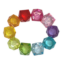 Load image into Gallery viewer, Neon Rainbow Faceted Bead Stretch Bracelet
