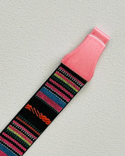 Load image into Gallery viewer, Vintage 80&#39;s Pastel Enamel Buckle Narrow Woven Belt  -  Assorted Colors/Sizes
