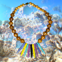 Load image into Gallery viewer, Candy and Wood Necklace - Short length
